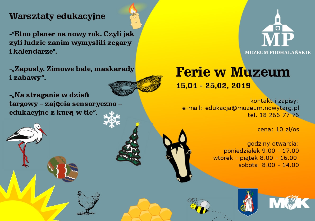 Nowy Targ: Ferie w Muzeum Podhalańskim