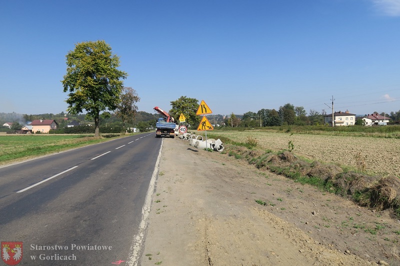 Zamknięcie drogi w Strzeszynie