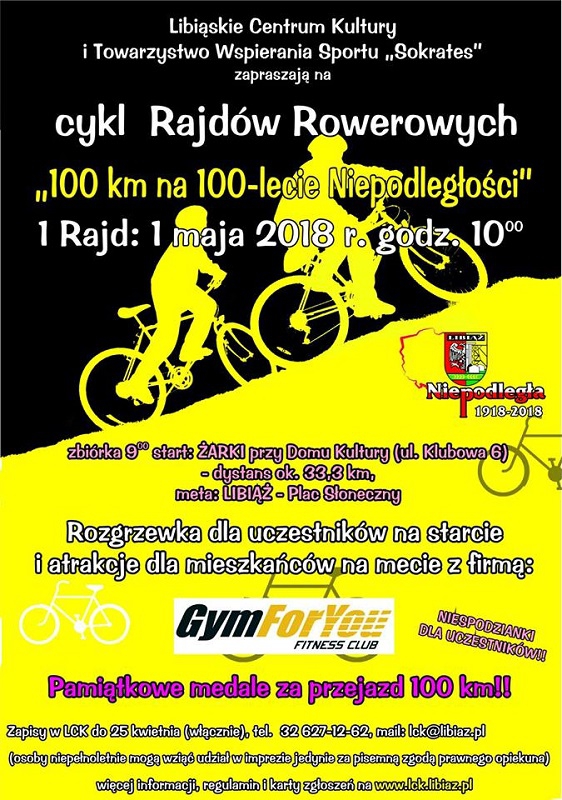 Majowe rajdy rowerowe w Libiążu