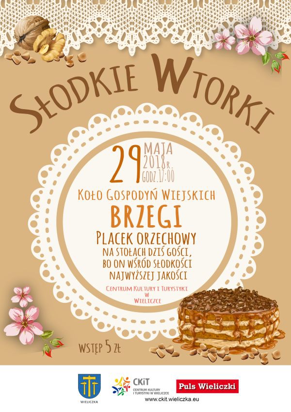 Wieliczka - CKiT: SŁODKI WTOREK: Placek orzechowy