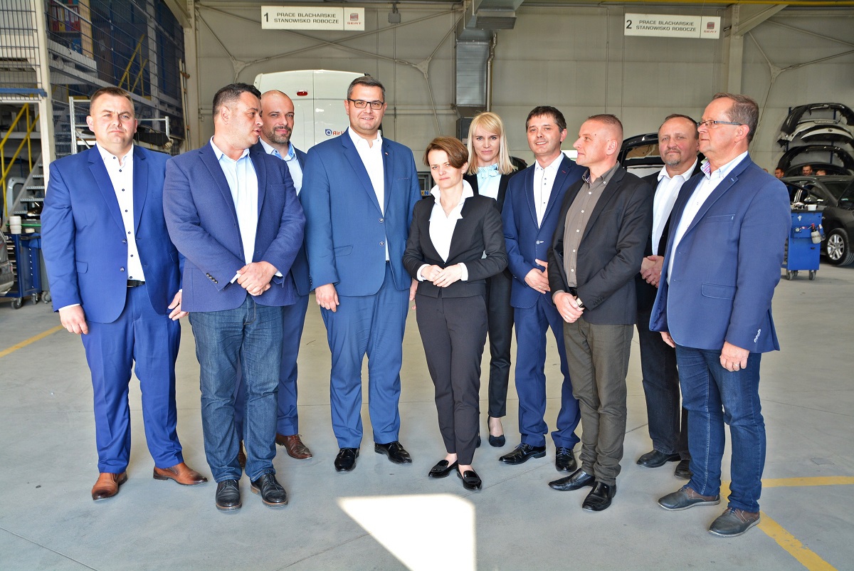 Minister przedsiębiorczości w Jaworniku