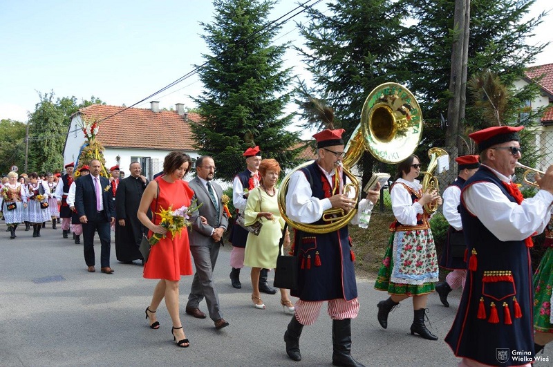 Dożynkowy sierpień w Gminie Wielka Wieś