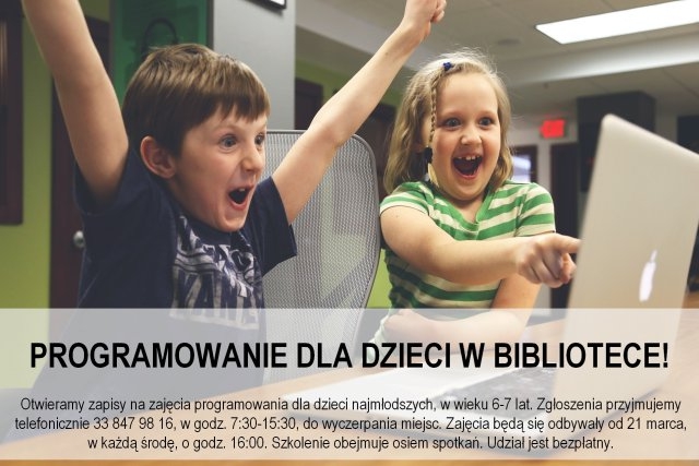 Nauczą maluchy programowania. W oświęcimskiej bibliotece