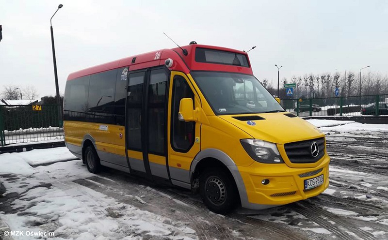 Nowy Mercedes Benz wzbogacił flotę MZK Oświęcim