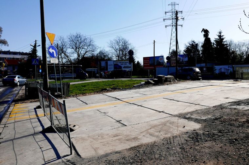 Roboty drogowe na skrzyżowaniu ul. Sołtysowskiej z Centralną