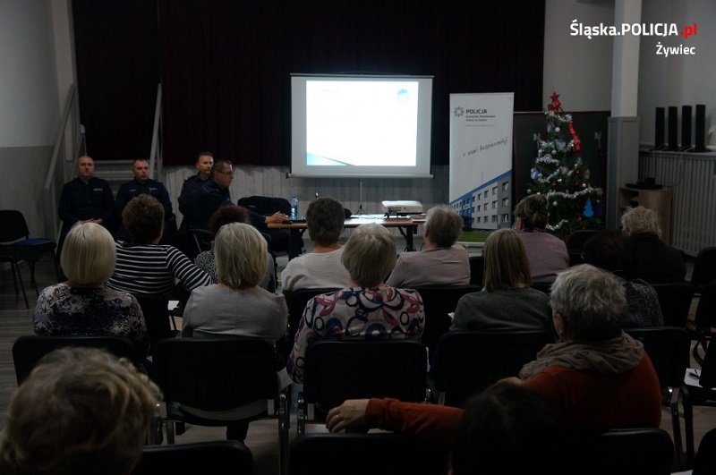 Żywiec. Z seniorami o bezpieczeństwie