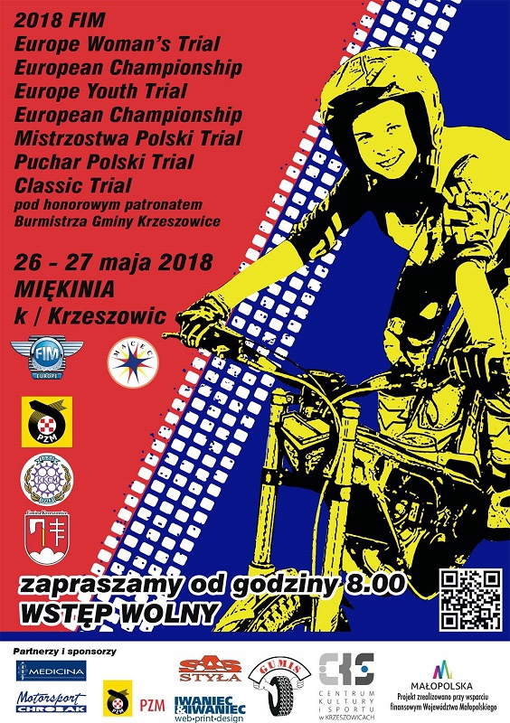 Mistrzostwa Europy „Trial” Kobiet i Młodzików w Miękini