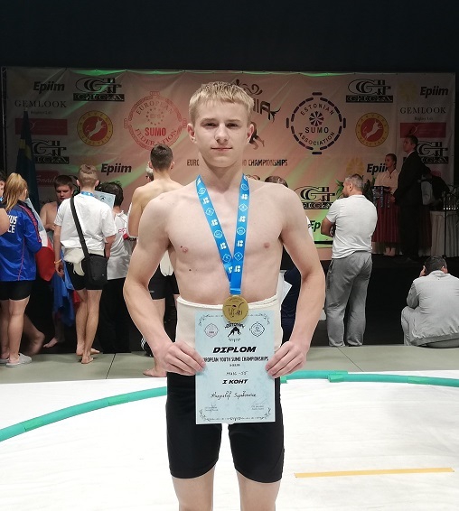 DALIN Myślenice: Krzysztof Szpakiewicz mistrzem Europy w sumo!