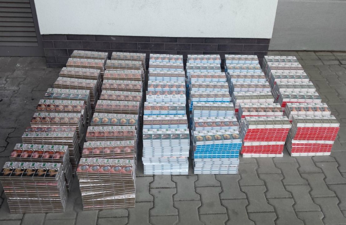 Skawina: 100 tys. sztuk papierosów bez akcyzy