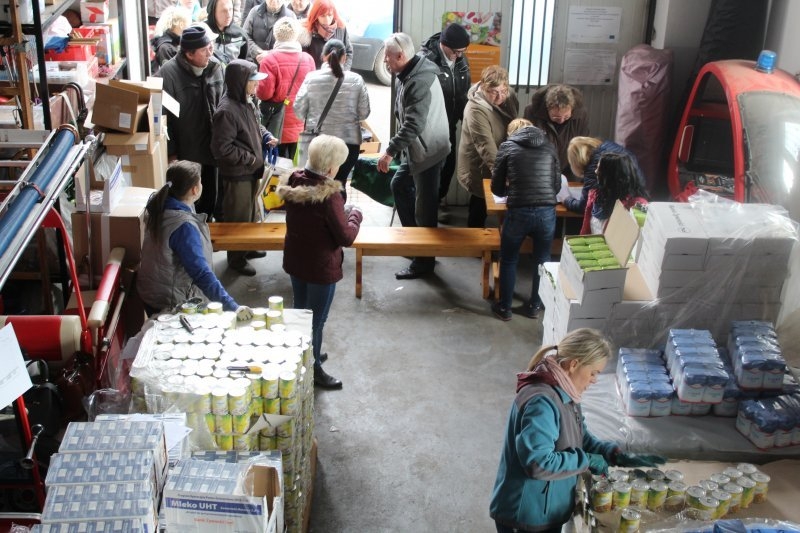 Gdów: Rozdano ponad 8 ton żywności