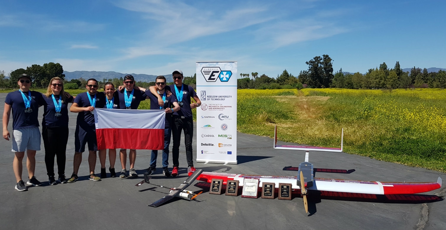 Bartosz Kaźmierski z Mielca złotym medalistą zawodów dla konstruktorów lotniczych SAE Aero Design