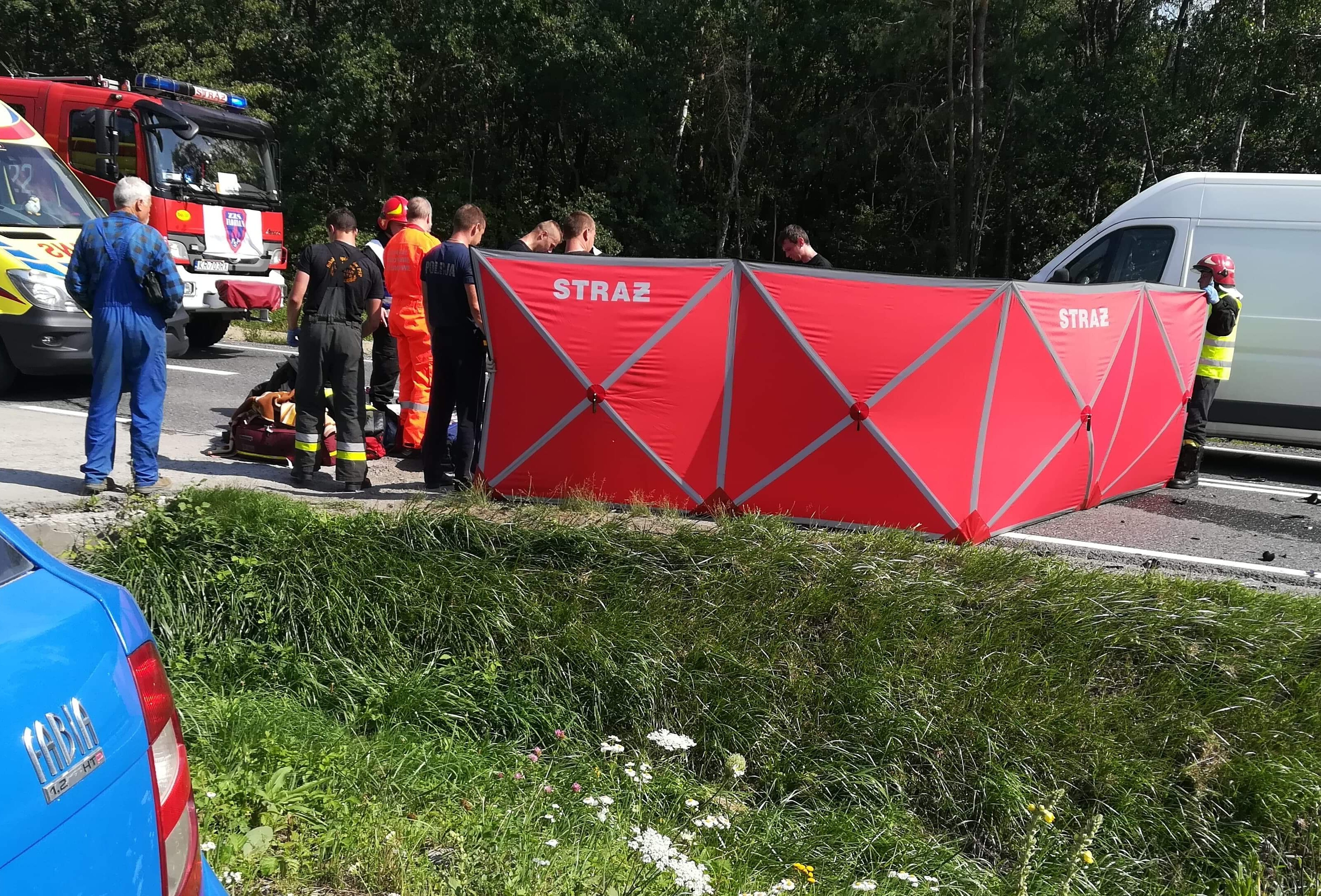 Śmiertelny wypadek w Skawinie