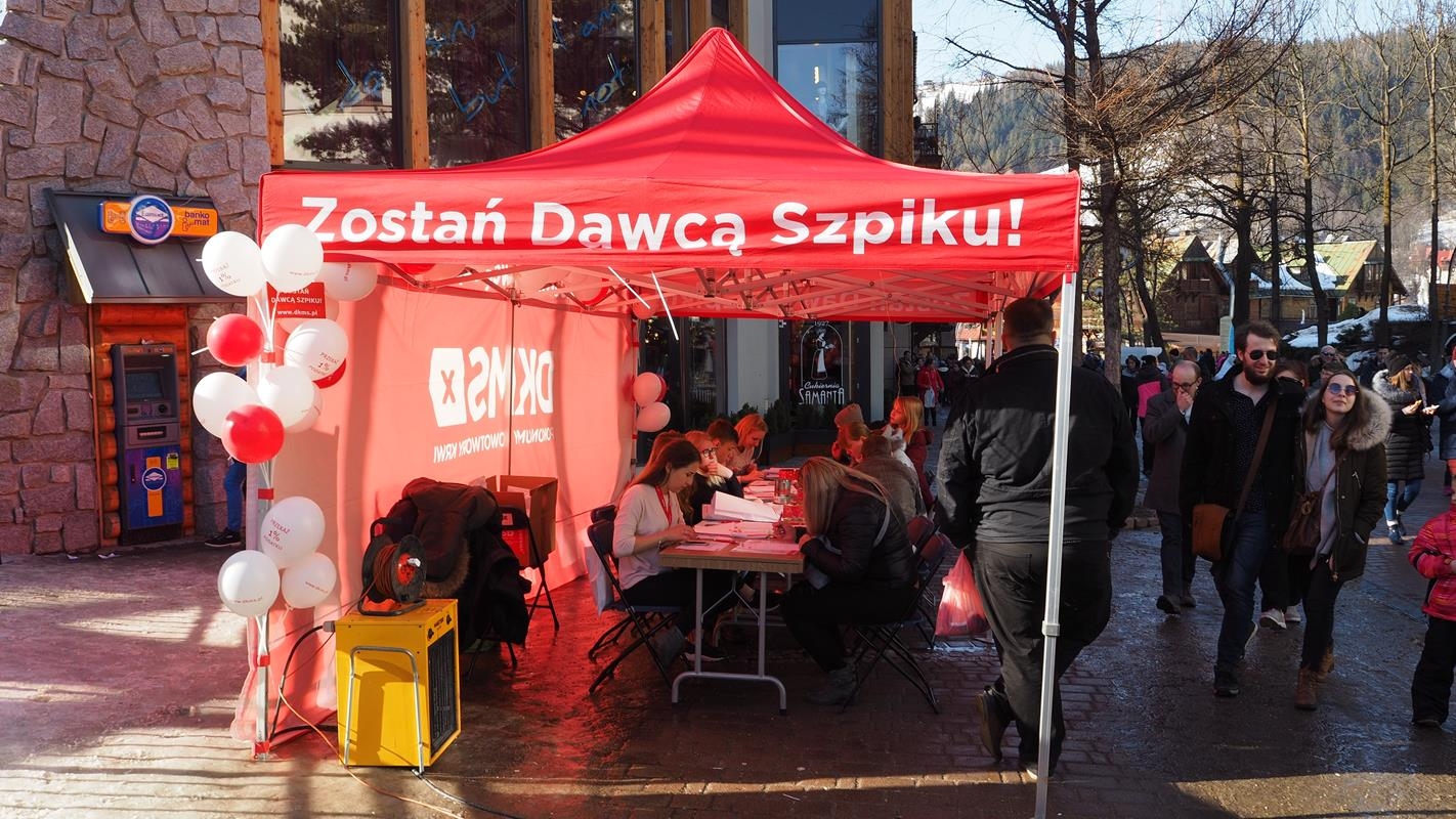 Rekordowa akcja w Zakopanem. Setki potencjalnych dawców