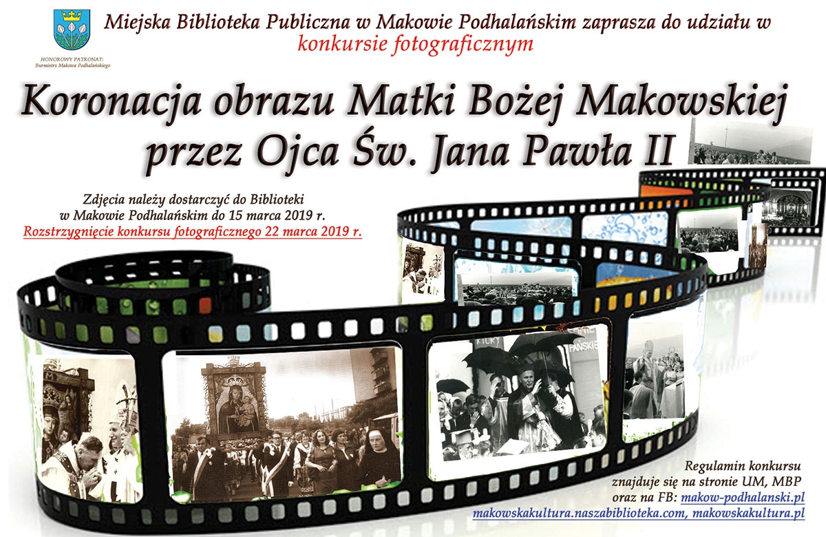 Maków Podhalański: Konkurs fotograficzny na rocznicę koronacji