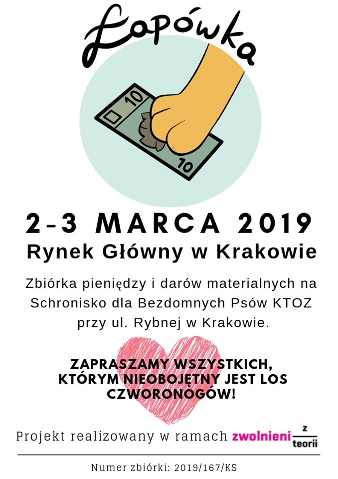 Krakowscy uczniowie będą prowadzić zbiórkę dla zwierząt na Rynku Głównym