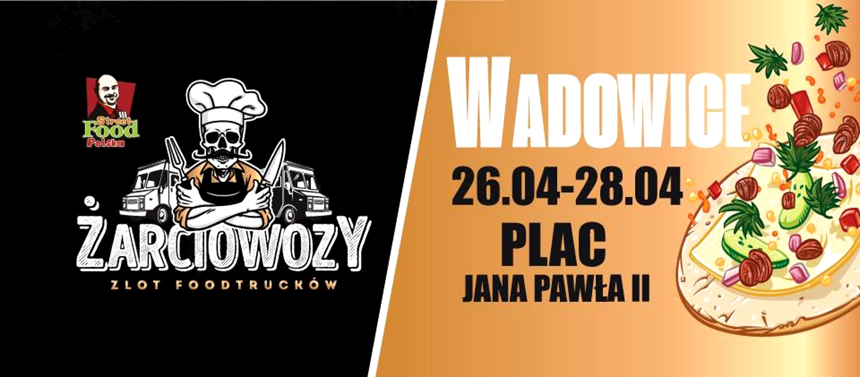 Zlot foodtrucków „Żarciowozy” w Wadowicach