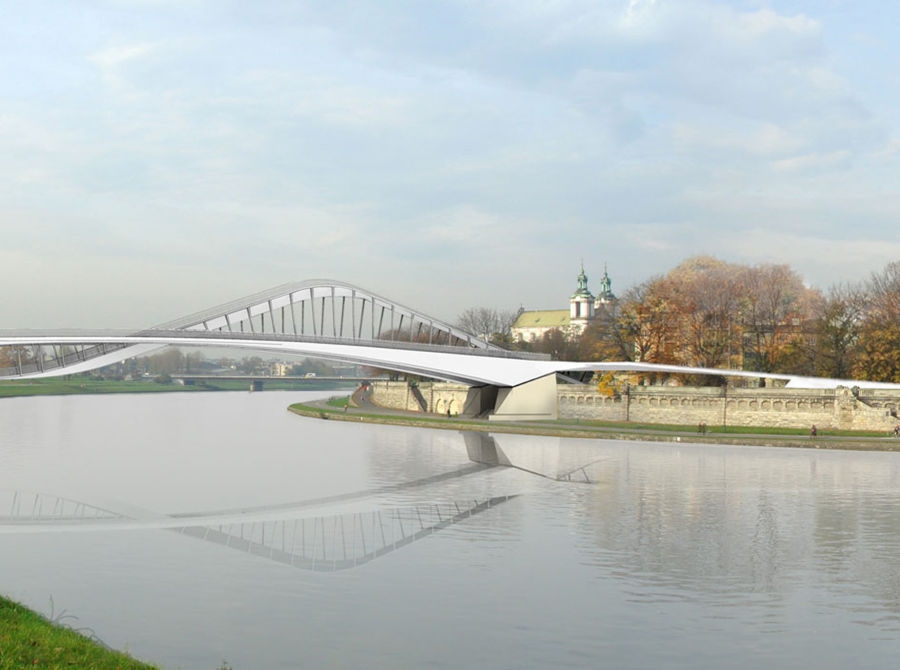 Przygotowania do budowy kładki przez Wisłę na ostatniej prostej