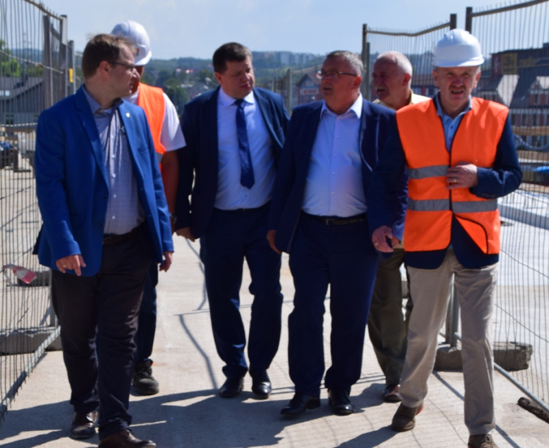 Wizyta Ministra Infrastruktury Andrzeja Adamczyka w Trzebini