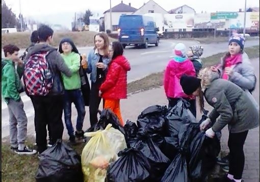 W Żywcu trwa akcja sprzątania miasta