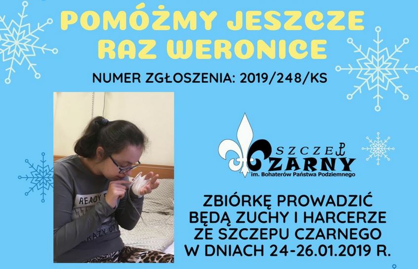 Szczep Czarny z pomocą dla Weroniki