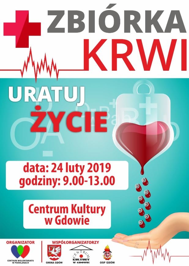 Zbiórka krwi w Gdowie