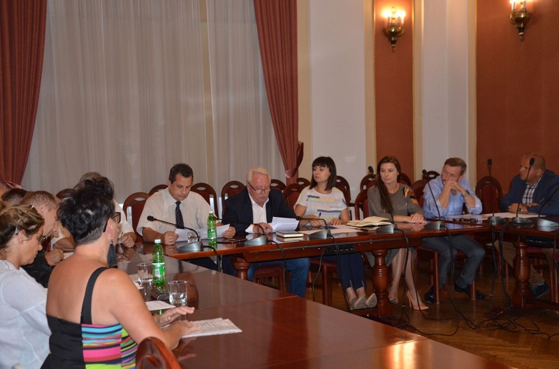 Posiedzenie sztabu kryzysowego w bocheńskim starostwie