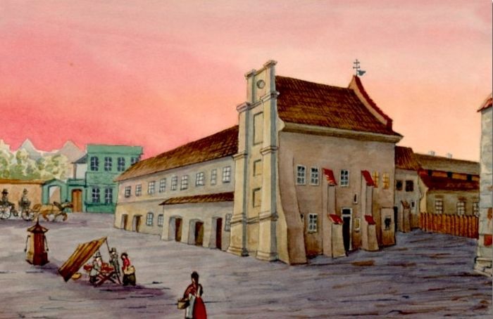 Nowa makieta kompleksu klasztorno-szpitalnego na pl. św. Ducha