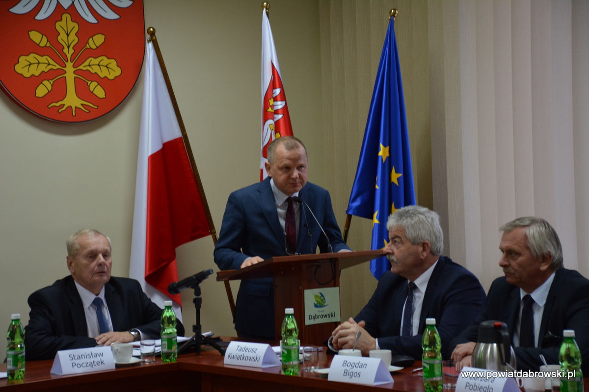 Lesław Wieczorek nowym starostą Powiatu Dąbrowskiego