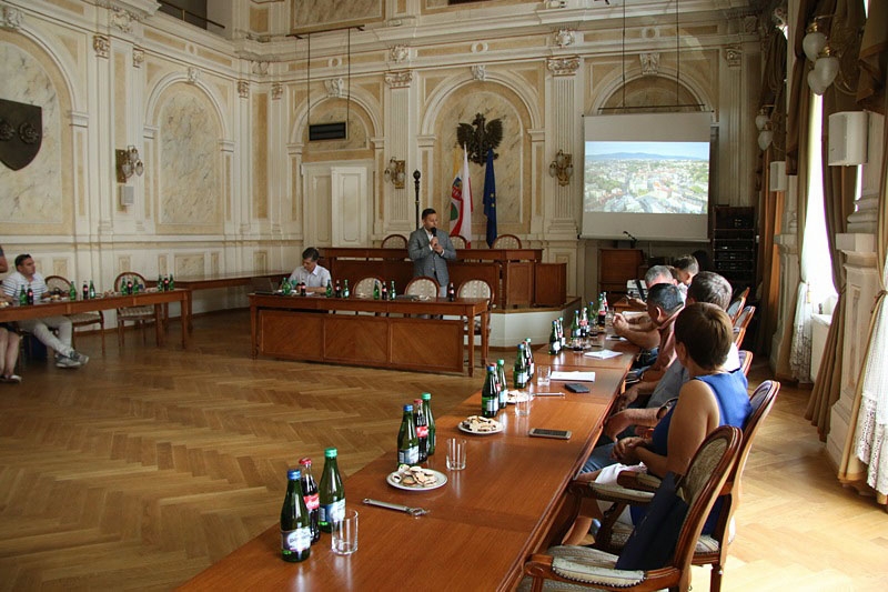 Ukraińscy samorządowcy w bielskim Ratuszu
