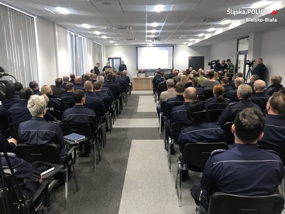 Spadek przestępczości, duża wykrywalność i przechwycone narkotyki. Bielscy policjanci podsumowują pracę w 2018 roku