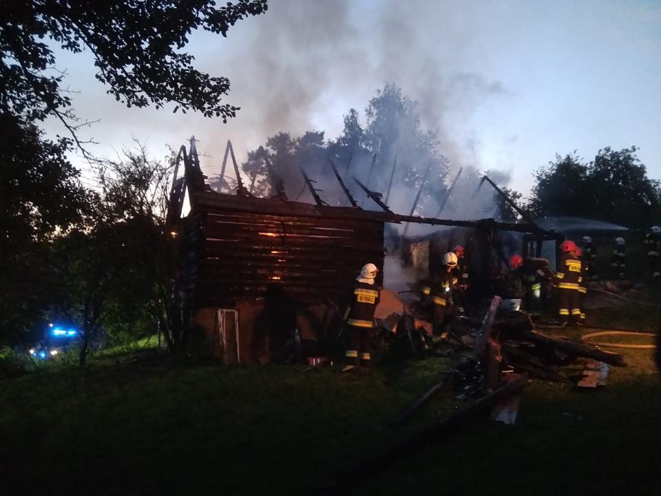 Ogromny pożar stodoły w Gródku nad Dunajcem [WIDEO]