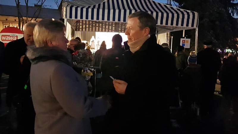 Wigilia na skawińskim Rynku