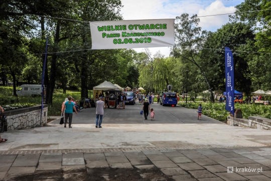 Wielkie otwarcie parku Krakowskiego im. Marka Grechuty