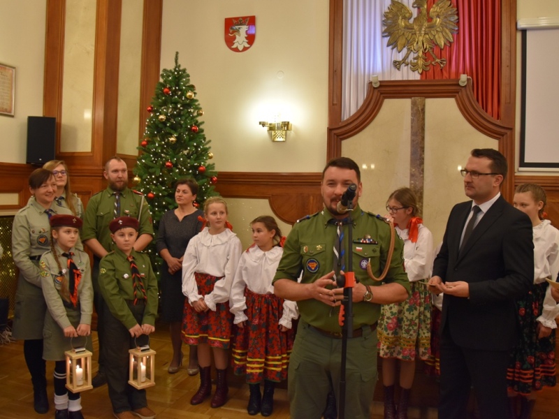 Spotkanie opłatkowe krakowskiego Starostwa Powiatowego