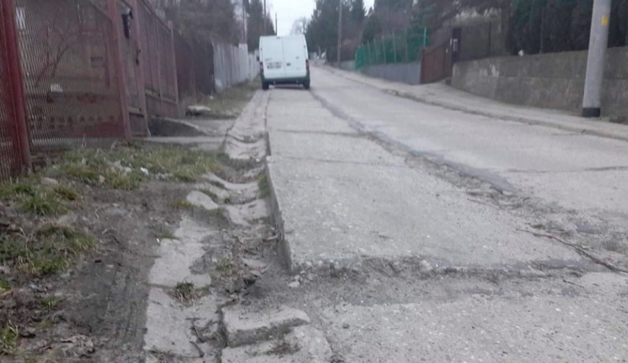 Remont ul. Traugutta w Myślenicach