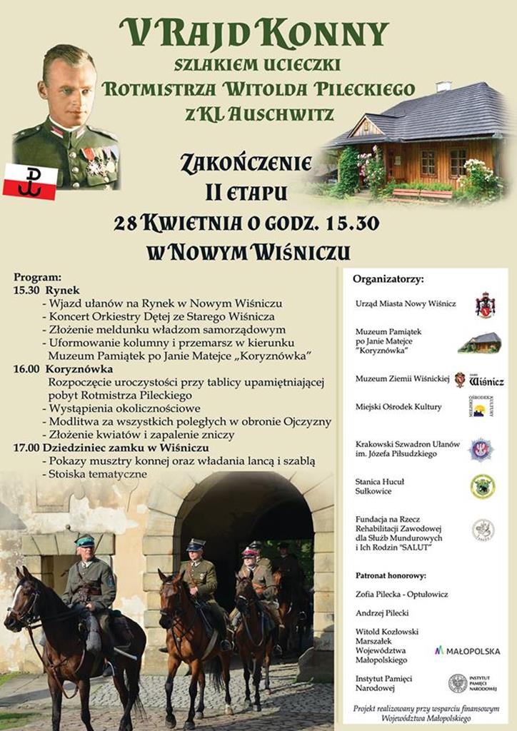 Odbędzie się V Rajd Konny trasą ucieczki rtm. Witolda Pileckiego